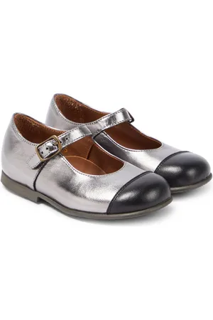 PèPè PÃ¨PÃ¨ Metallic leather ballet flats