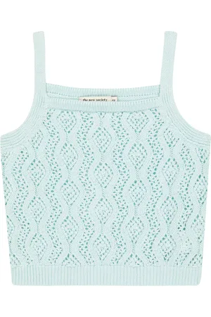 The New Society Genoveva open-knit tank top