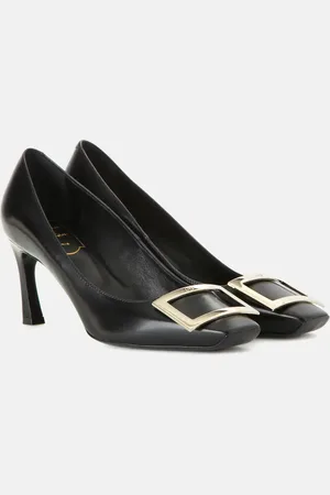 Roger Vivier DÃ©colletÃ© Belle Vivier Trompette leather pumps