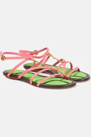 Jacquemus Embellished leather sandals