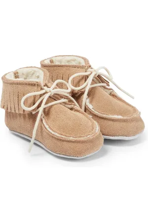 Tartine Et Chocolat Baby fringed suede boots