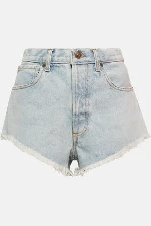 Alanui Northern Vibes denim shorts