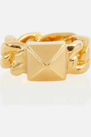 VALENTINO Rockstud chain ring