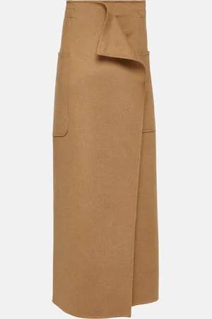 Max Mara Carbone camel hair maxi skirt