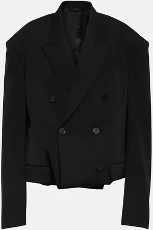 Balenciaga Folded wool jacket