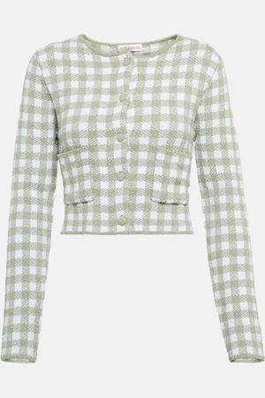 Altuzarra Flicker checked cardigan