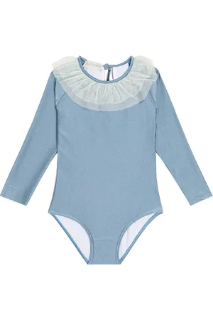 Suncracy Laguna Azul tulle-trimmed swimsuit