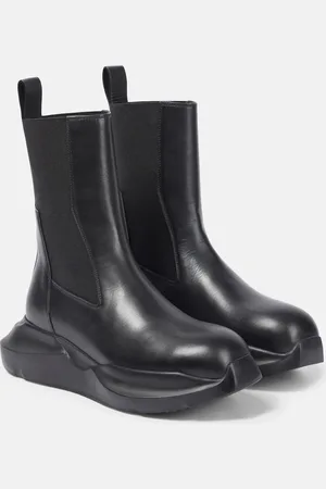 Rick Owens Geth leather ankle boots