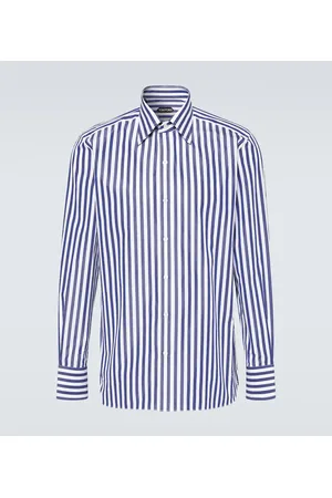 Tom Ford Grand Bangle striped cotton shirt