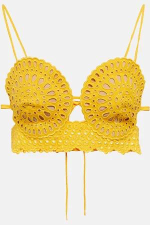 Stella McCartney Broderie anglaise crop top