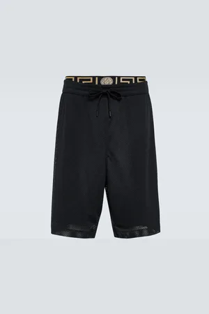 VERSACE Greca Border mesh shorts