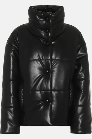 Nanushka Hide faux leather puffer jacket