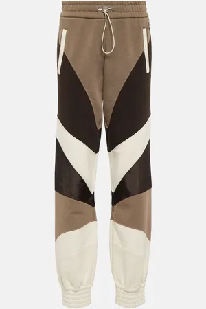 Chloé ChloÃ© Colorblocked cotton sweatpants