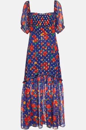 RIXO London Joia printed maxi dress