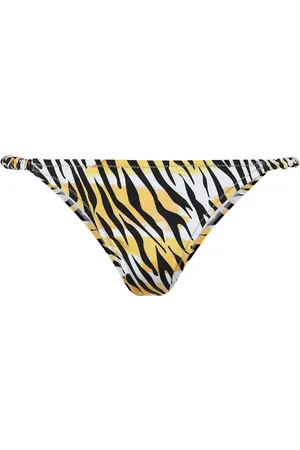 Reina Olga Scrunchie printed bikini bottoms