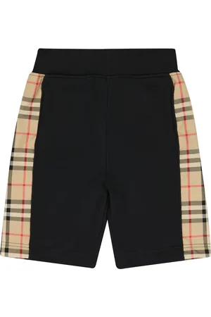 Burberry VIntage Check paneled jersey shorts