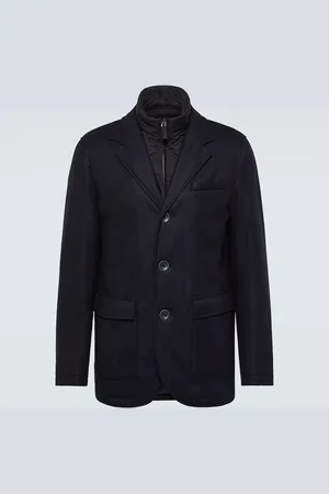 HERNO Convertible wool and cashmere blazer