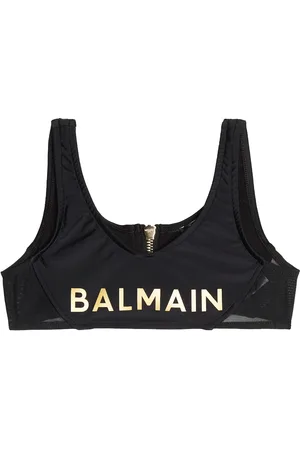 Balmain Logo crop top