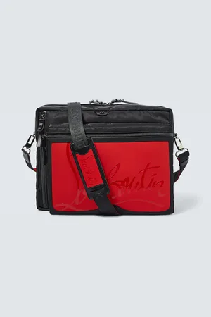 Christian Louboutin Loubideal leather-trimmed messenger bag