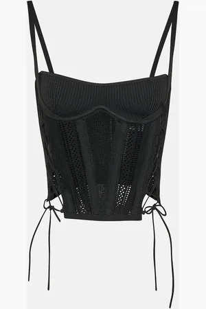 DION LEE Knitted bustier