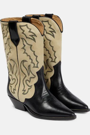 Isabel Marant Duerto leather cowboy boots