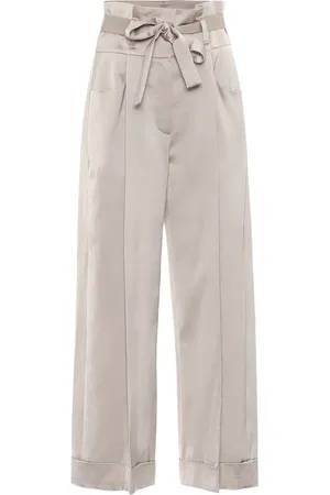Brunello Cucinelli Satin wide-leg pants