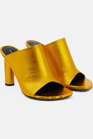 Proenza Schouler Metallic leather mules