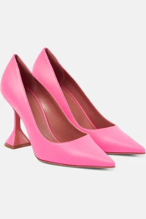 Amina Muaddi Ami leather pumps