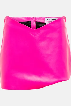 The Attico Leather miniskirt
