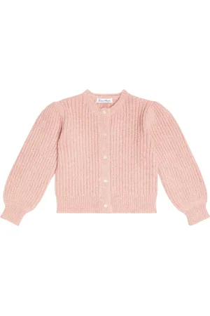 Tartine Et Chocolat Ribbed-knit wool and mohair cardigan