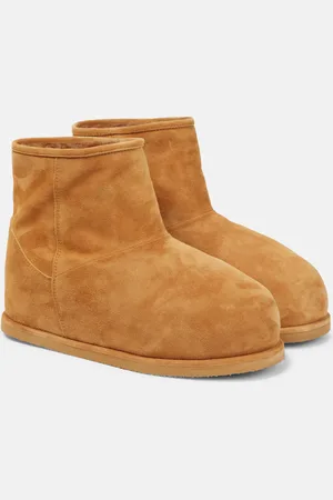 Amina Muaddi Heidi suede ankle boots