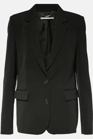 Stella McCartney Single-breasted wool blend blazer