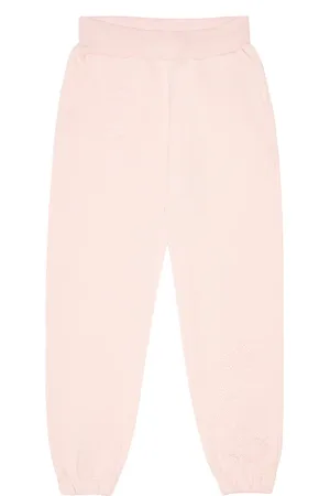 MONNALISA Cotton-blend fleece sweatpants