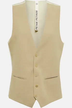PETAR PETROV Wera wool and gabardine vest