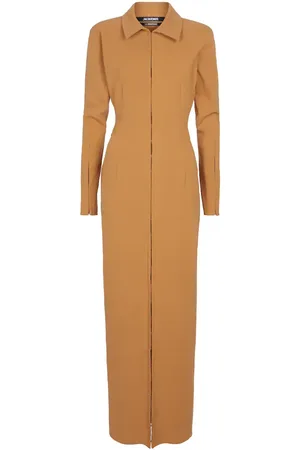 Jacquemus La Robe Obiou linen-blend maxi dress