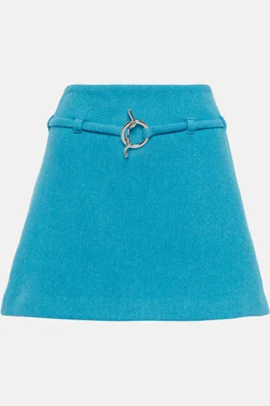 Ganni Wool-blend miniskirt