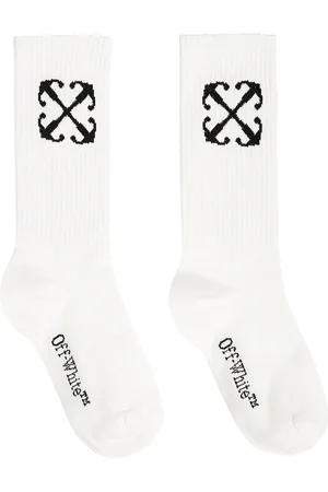 OFF-WHITE Arrows jacquard cotton-blend socks