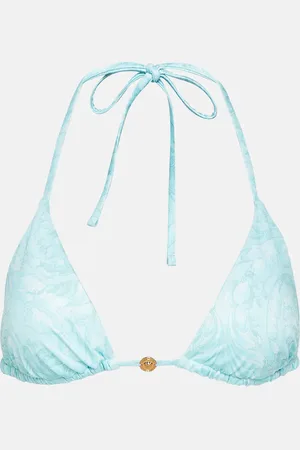 VERSACE Barocco triangle bikini top