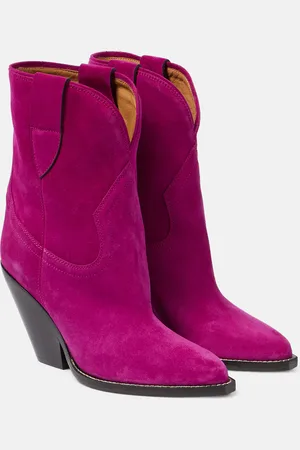 Isabel Marant Leyane suede cowboy boots
