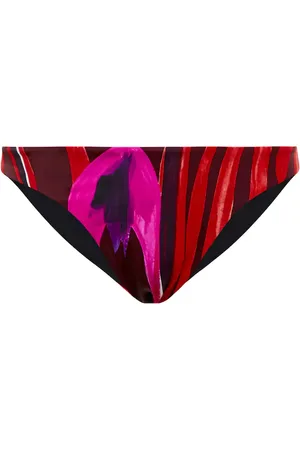 Louisa Ballou Scoop printed bikini bottoms