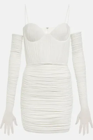 ALEX PERRY Paige ruched minidress