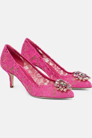 Dolce & Gabbana Bellucci 60 embellished lace pumps