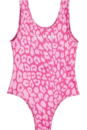 Balmain Leopard-print swimsuit