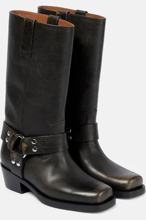 PARIS TEXAS Roxy leather knee-high boots