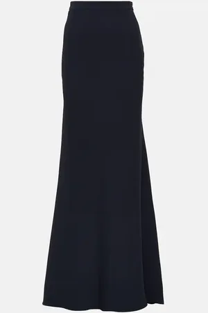VALENTINO High-rise silk maxi skirt