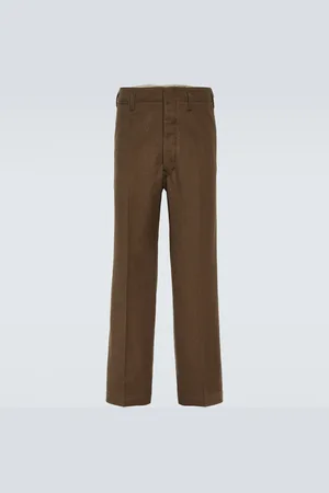 LEMAIRE Maxi cotton and wool chinos