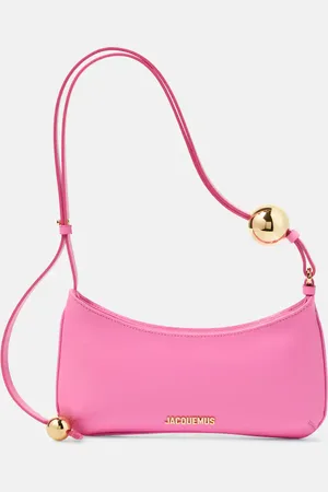 Jacquemus Le Bisou Perle leather shoulder bag