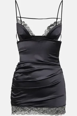 Nensi Dojaka Cutout lace-trimmed minidress