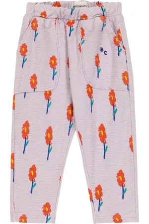 Bobo Choses Baby floral cotton sweatpants