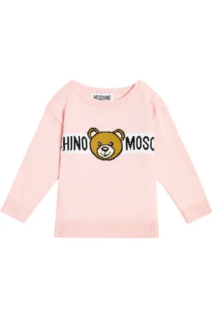 Moschino Baby Teddy Bear cotton jersey sweatshirt